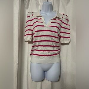 Dokotoo Women's Short Puff Sleeve Knit Top Size Small